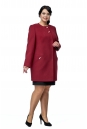 Женское пальто из текстиля без воротника 8001052