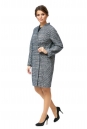 Женское пальто из текстиля с воротником 8002197-2