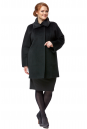 Женское пальто из текстиля с воротником 8002921