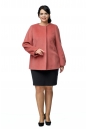 Женское пальто из текстиля без воротника 8008540