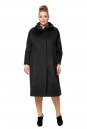 Женское пальто из текстиля с воротником 8009908