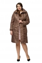 Женское пальто из текстиля с капюшоном 8010461