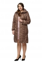 Женское пальто из текстиля с капюшоном 8010461-2
