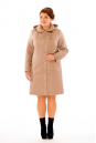 Женское пальто из текстиля с капюшоном 8010535-2