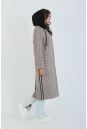 Женское пальто из текстиля с капюшоном 8011724-2