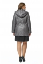 Куртка женская из текстиля с капюшоном, отделка искусственный мех 8011772-3