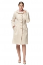 Женское пальто из текстиля с воротником 8012114