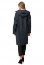 Женское пальто из текстиля с капюшоном 8012191-3