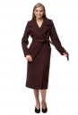 Женское пальто из текстиля с воротником 8012256