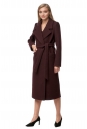 Женское пальто из текстиля с воротником 8012256-2