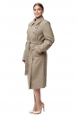 Женское пальто из текстиля с воротником 8012427-2