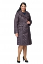 Женское пальто из текстиля с капюшоном 8012621