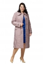 Женское пальто из текстиля с воротником 8012721-2