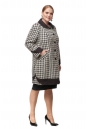 Женское пальто из текстиля с воротником 8012764-2