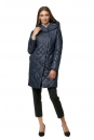 Женское пальто из текстиля с капюшоном 8013512