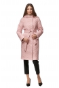 Женское пальто из текстиля с капюшоном 8013513