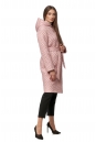 Женское пальто из текстиля с капюшоном 8013513-2