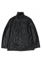 Мужская кожаная куртка из эко-кожи с воротником 8014151