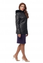 Женская кожаная куртка из эко-кожи с капюшоном 8014440-2