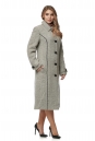 Женское пальто из текстиля с воротником 8016140-2