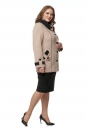 Женское пальто из текстиля с воротником 8016425-2