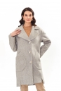 Женское пальто из текстиля с воротником 8016491