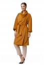 Женское пальто из текстиля с воротником 8016684