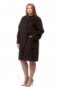 Женское пальто из текстиля с воротником 8017616