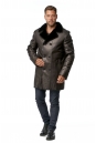 Мужское кожаное пальто из натуральной кожи на меху с воротником, отделка норка 8017674-2