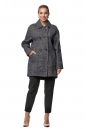 Женское пальто из текстиля с воротником 8019499