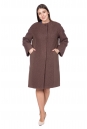 Женское пальто из текстиля без воротника 8021770-2