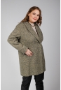 Женское пальто из текстиля с воротником 8023421-6