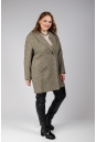 Женское пальто из текстиля с воротником 8023421-8