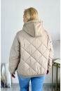 Куртка женская из текстиля с капюшоном 8024006-5