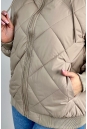 Куртка женская из текстиля с капюшоном 8024006-7